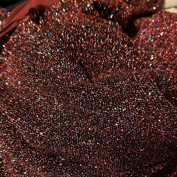 Sparkling Burgundy Red Evening Gown / Prom Dress - Picture 7 of 7